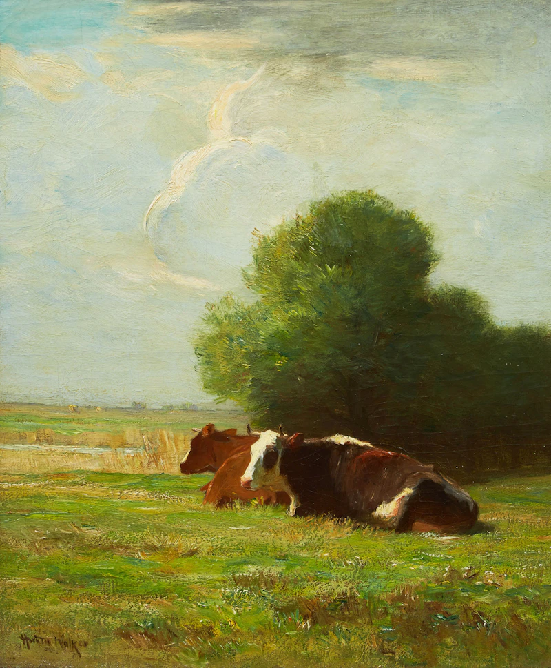 Vaches au repos by Horatio Walker