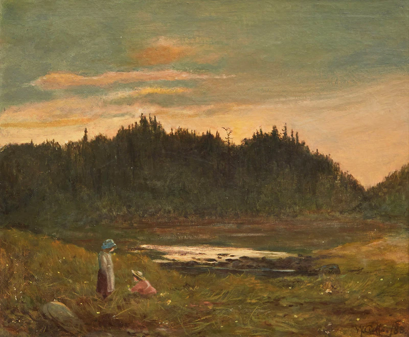 Landscape with Two Figures by William Malcolm Cutts