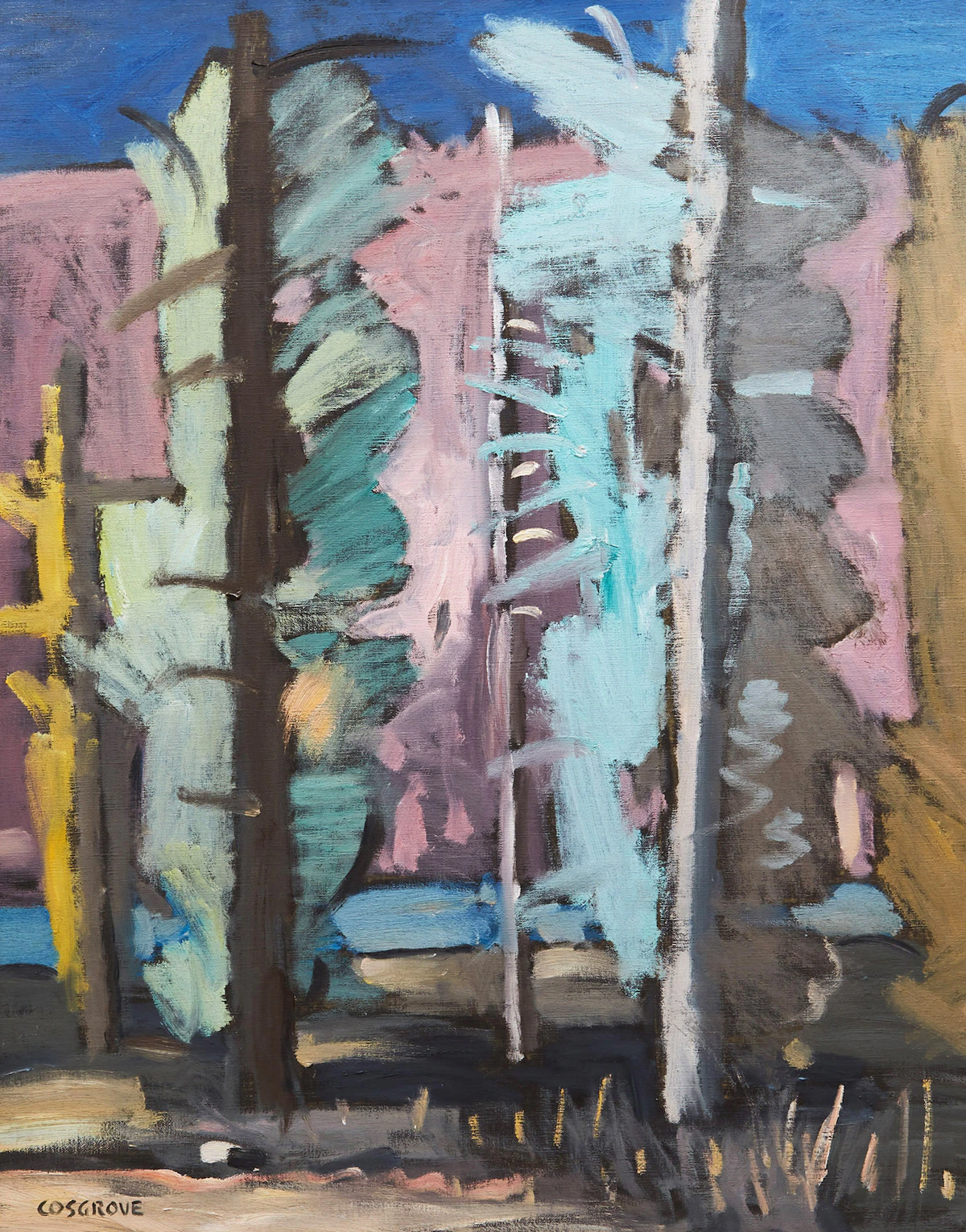 Stanley Morel Cosgrove, Landscape, oil on canvas