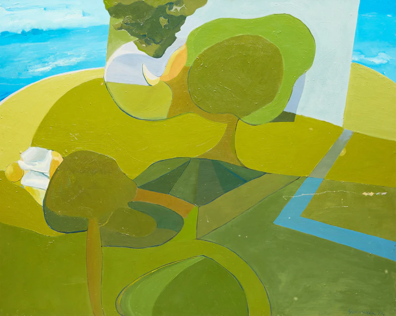 James Gordaneer, #1, oil on board