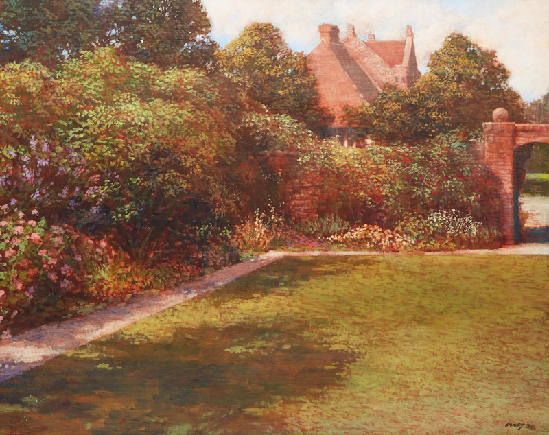 Philip Craig, Country House, oil on canvas