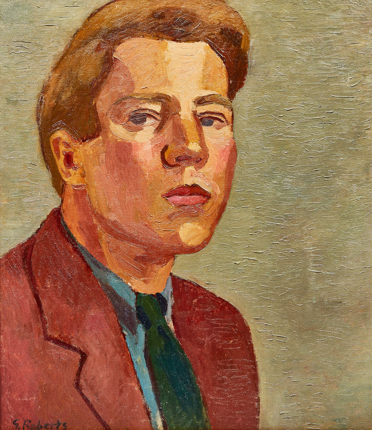 William Goodridge Roberts, Self Portrait, oil on canvas