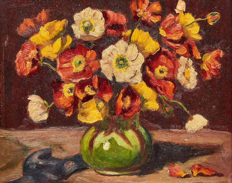 Tulips in a Vase by Albert Jacques Franck
