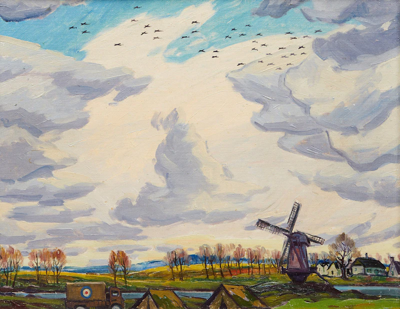 USA Day Bombers (Holland) by Adolphus George Broomfield