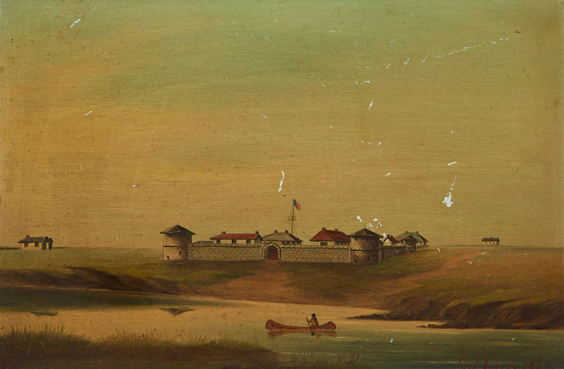Fort Garry (1869); Fort Garry (1879) by Lionel MacDonald Stephenson