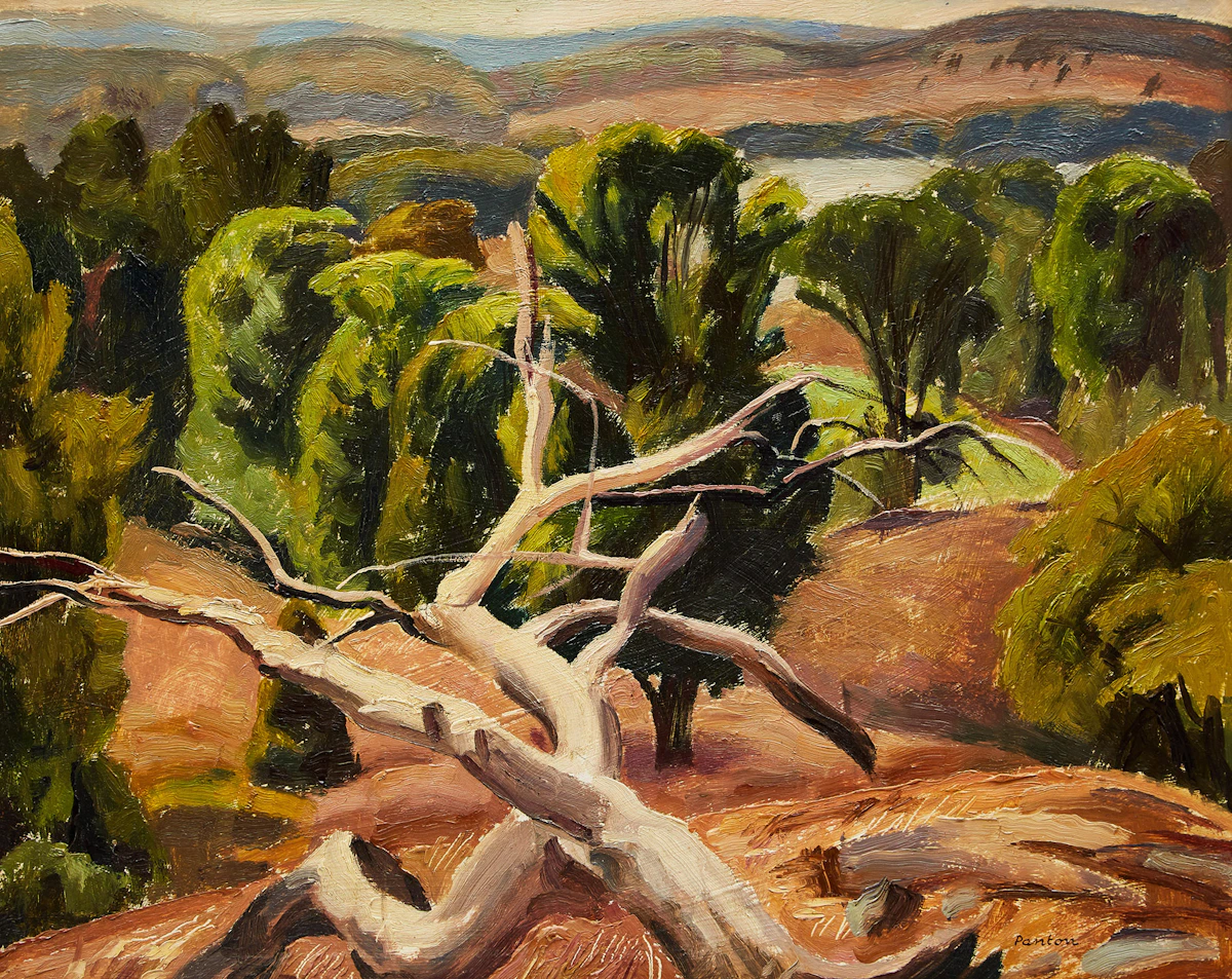 Lawrence Arthur Colley Panton, Haliburton Landscape, oil on board, circa 1954