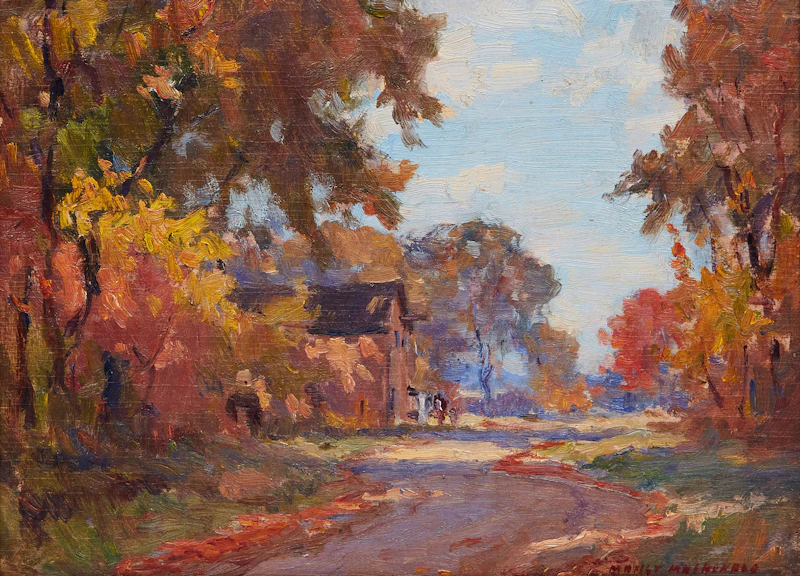 A Country Scene by Manly Edward MacDonald