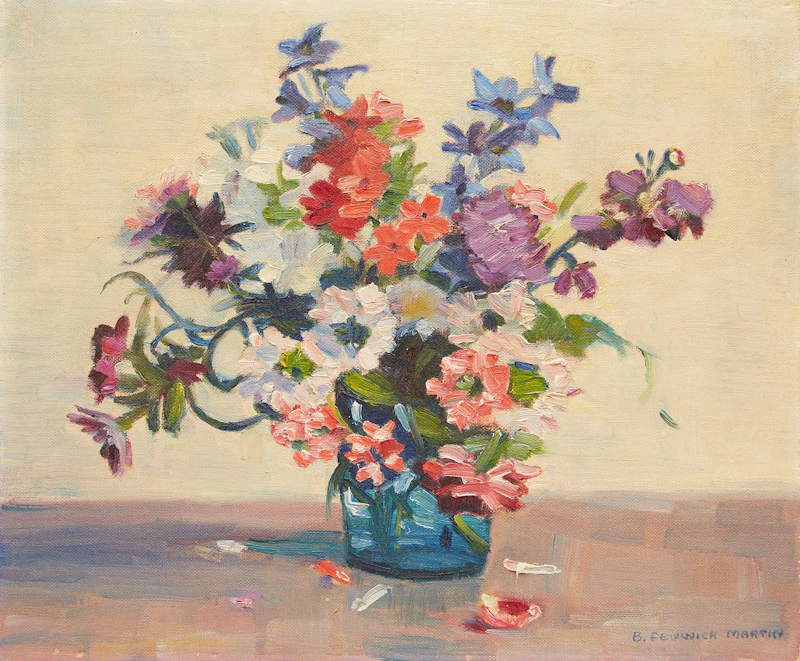 Still Life of Flowers  by Bernice Fenwick Martin