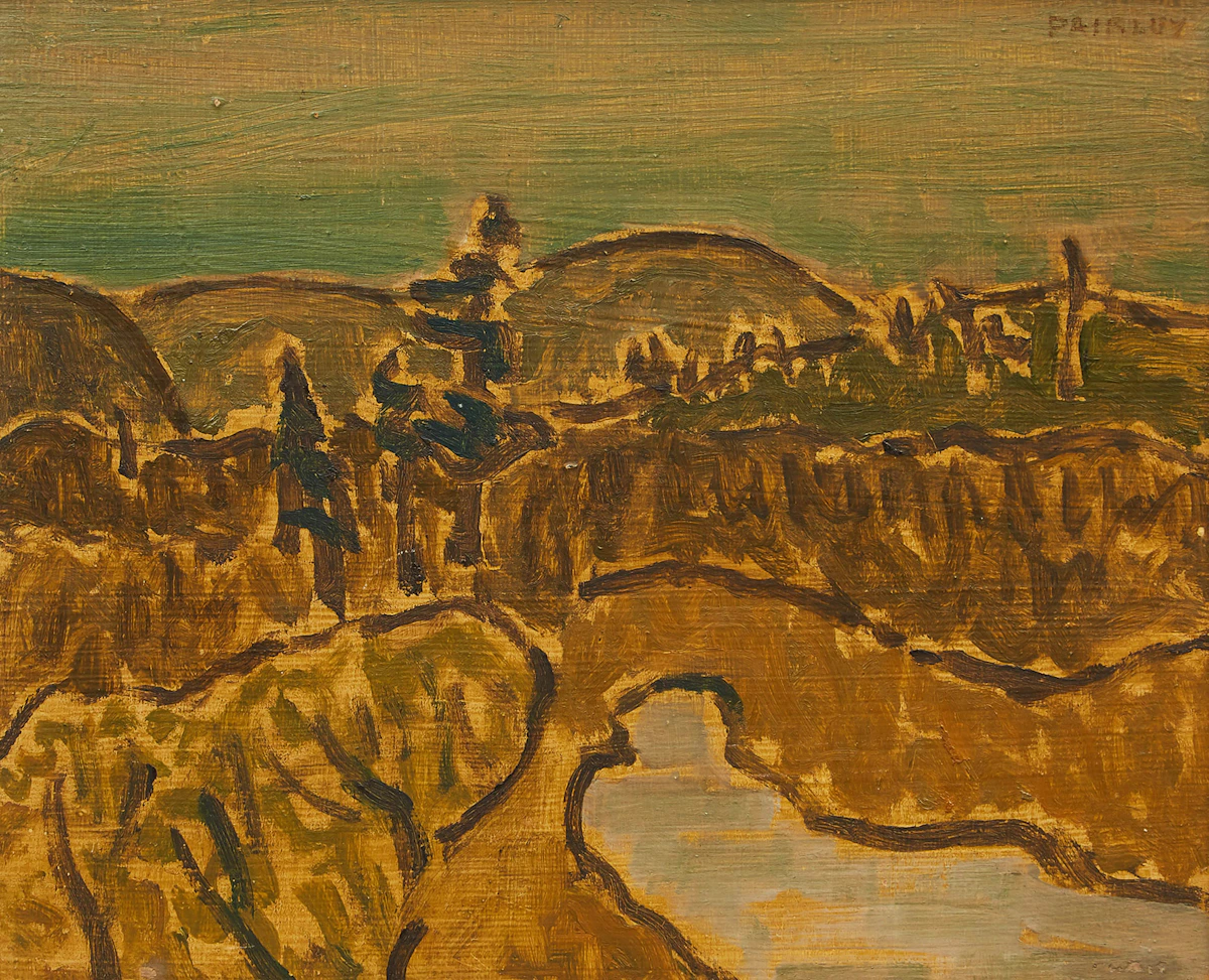 Barker Fairley, Pool, Algonquin Park , oil on board