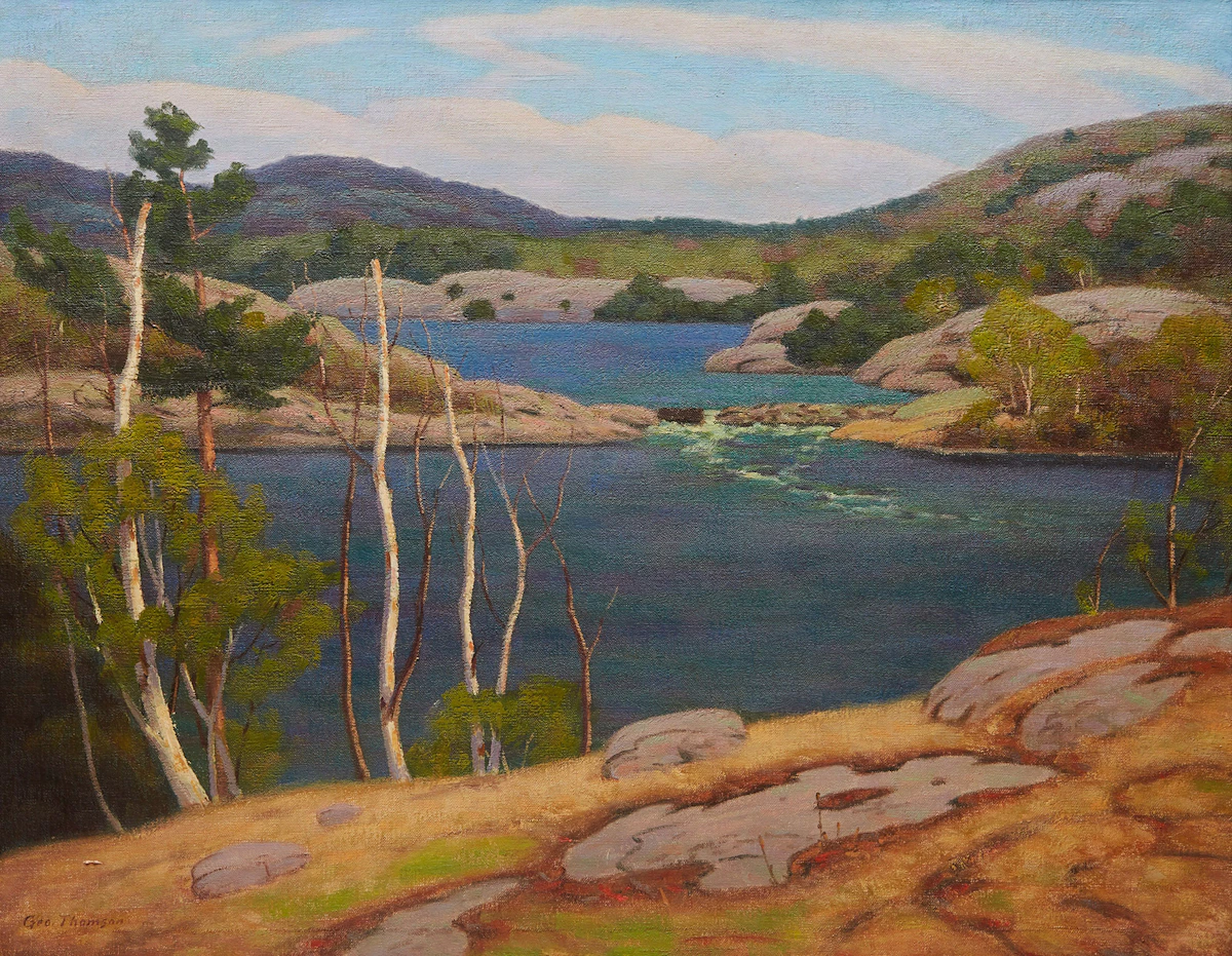 George Thomson, Spring in the La Cloche Mountains, oil on canvas, 1944