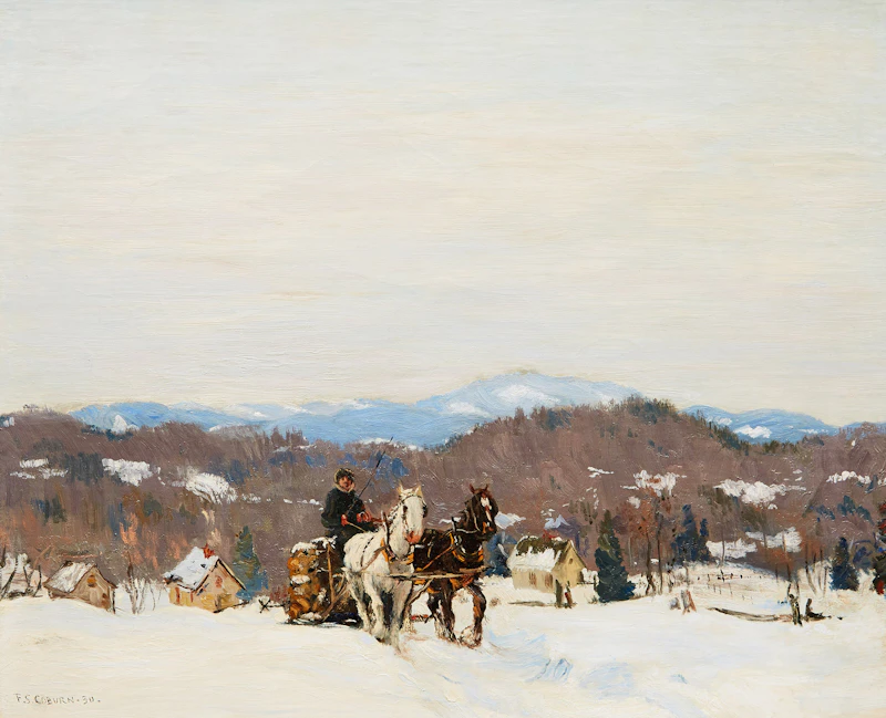 Through the Snowdrift by Frederick Simpson Coburn