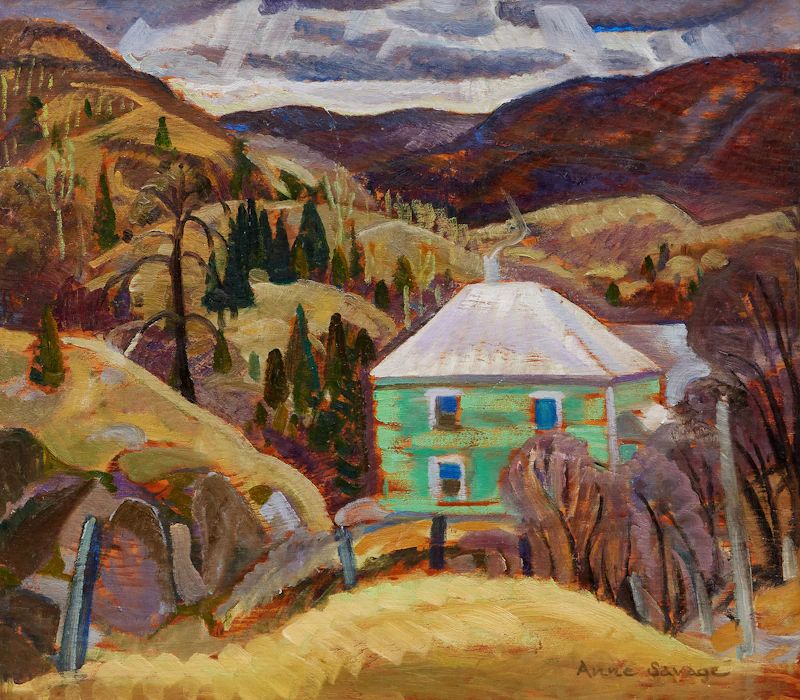 House in the Hills / Hills & Trees by Anne Douglas Savage