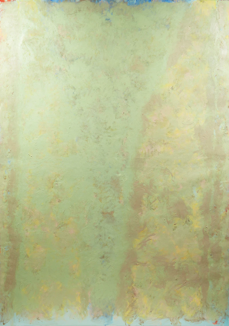 Auto-portrait ocre et rouge #6 by Jean Albert McEwen