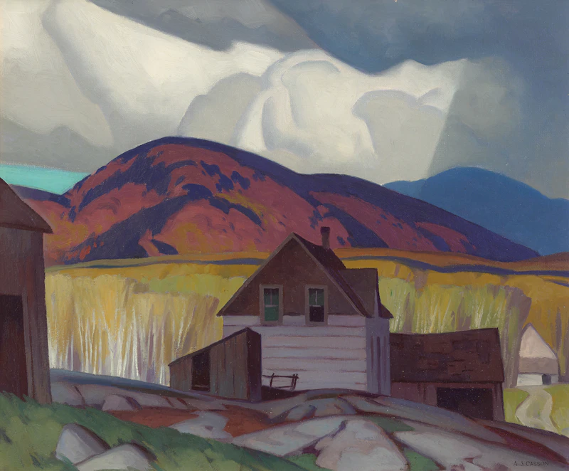 Alfred Joseph Casson, Northern Valley, oil on board