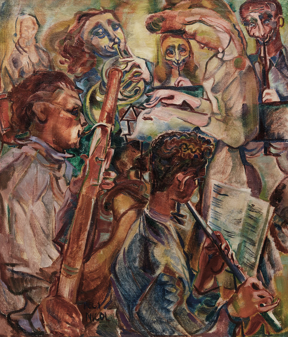 Pegi Nicol MacLeod, School Orchestra, oil on canvas