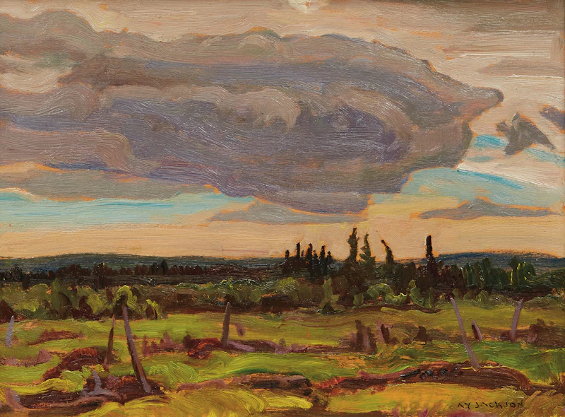 Alexander Young Jackson, Georgian Bay Landscape, oil on board