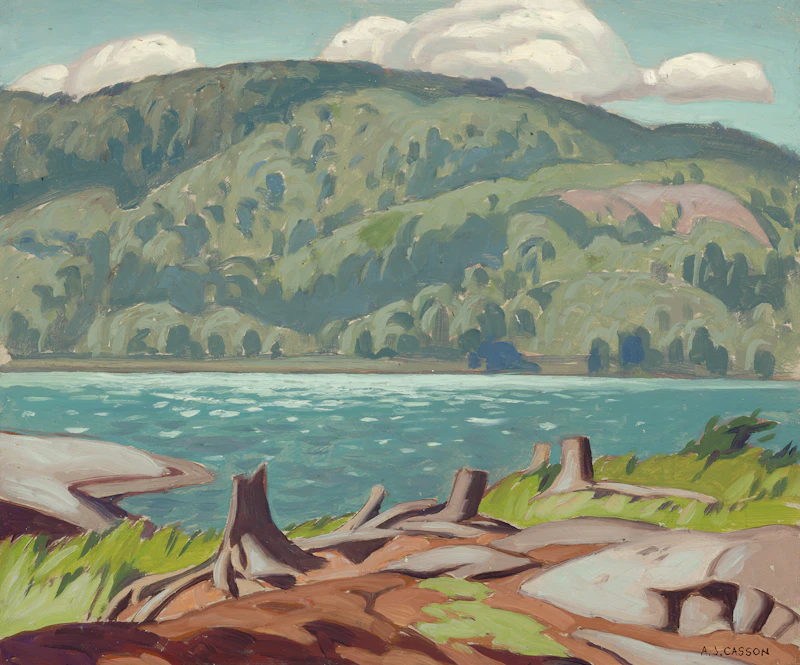 Alfred Joseph Casson, Lake of Two Rivers - Algonquin Park, oil on board