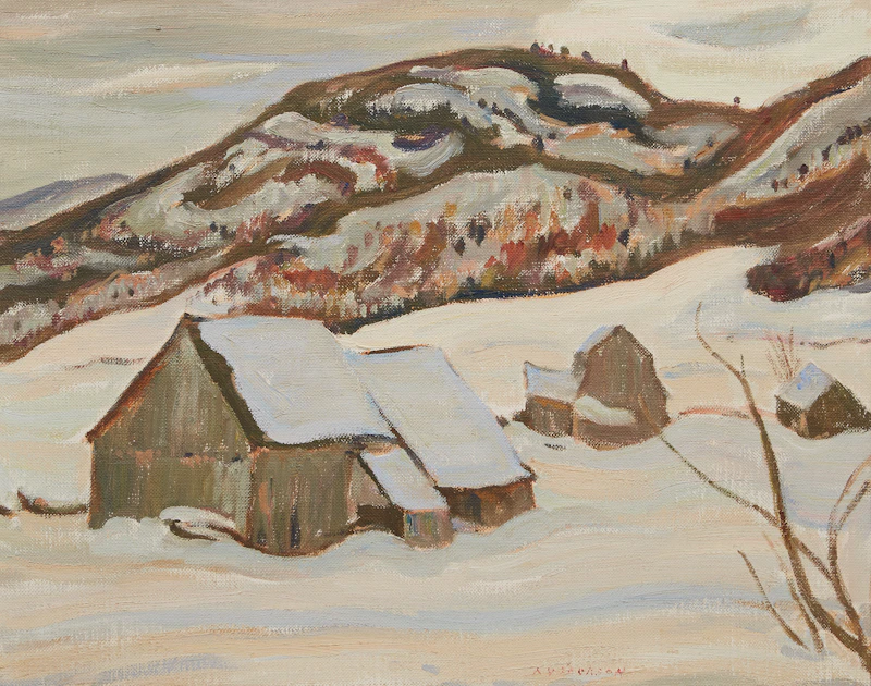Alexander Young Jackson, Gatineau Hills, oil on canvas