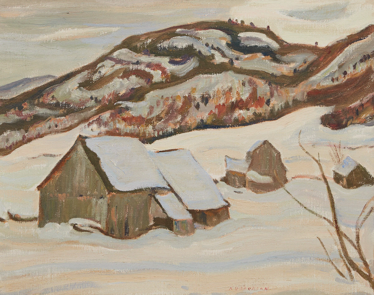 Alexander Young Jackson, Gatineau Hills, oil on canvas
