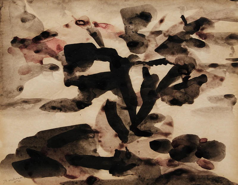 Solitude du Clown, 1950 by Paul-Émile Borduas
