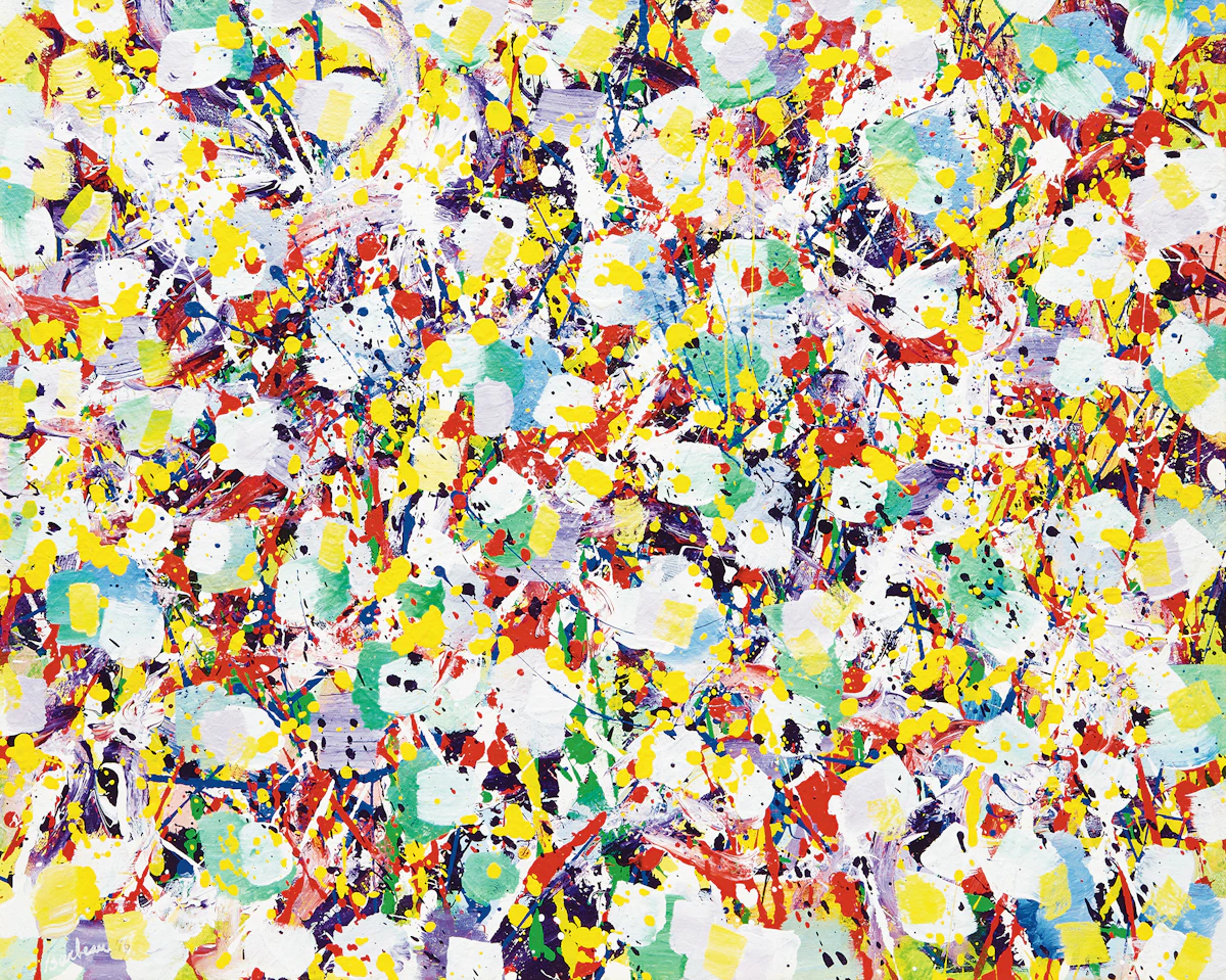 Christian Marcel Barbeau, Abstract, 1976, oil on canvas