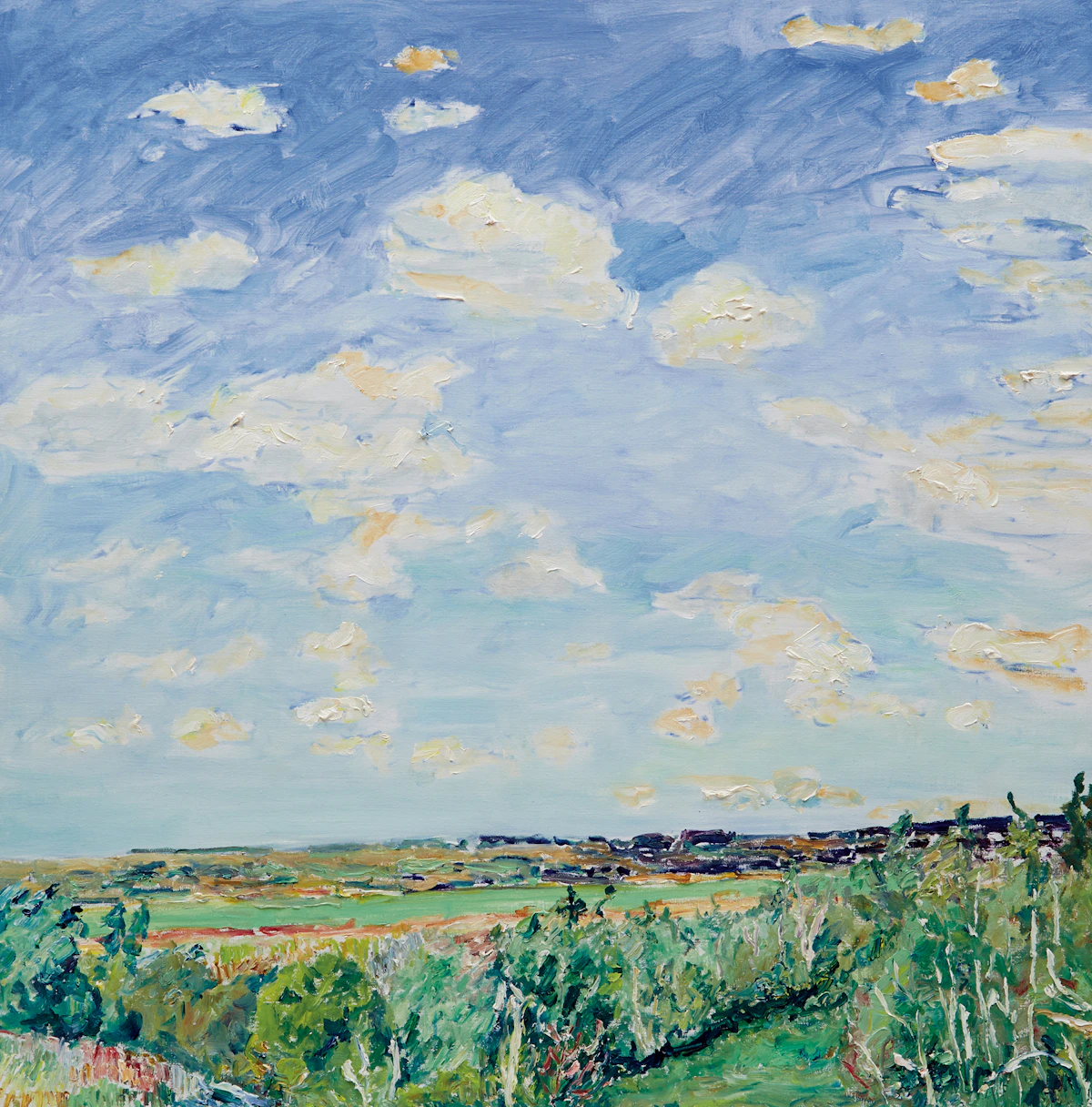 Dorothy Elsie Knowles, Wheat Fields, oil on canvas, 1984
