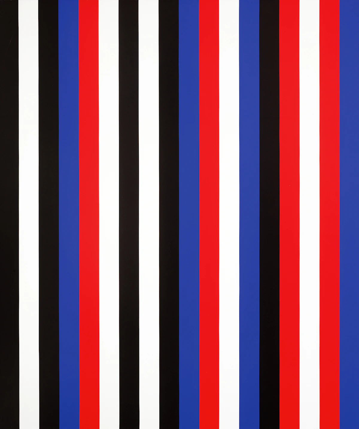 Guido Molinari, Série noir/blanc, acrylic on canvas, 1967