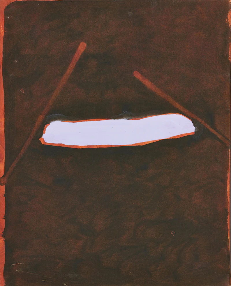 Stefano Peroli, Foce, acrylic on canvas
