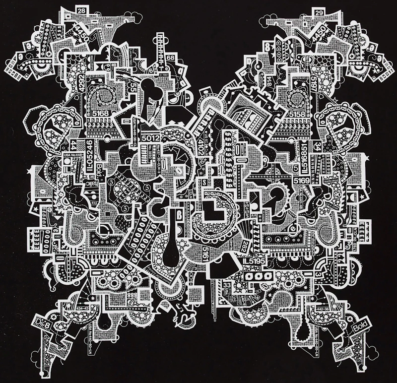 Kelly Mark, Bold (Bold & Giesserei series), Letraset print