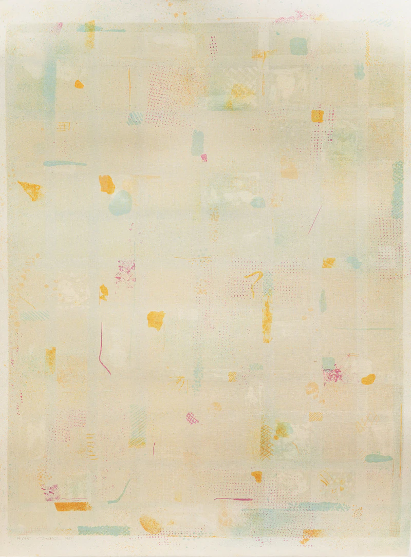 Robert Natkin, Untitled Abstraction, colour serigraph