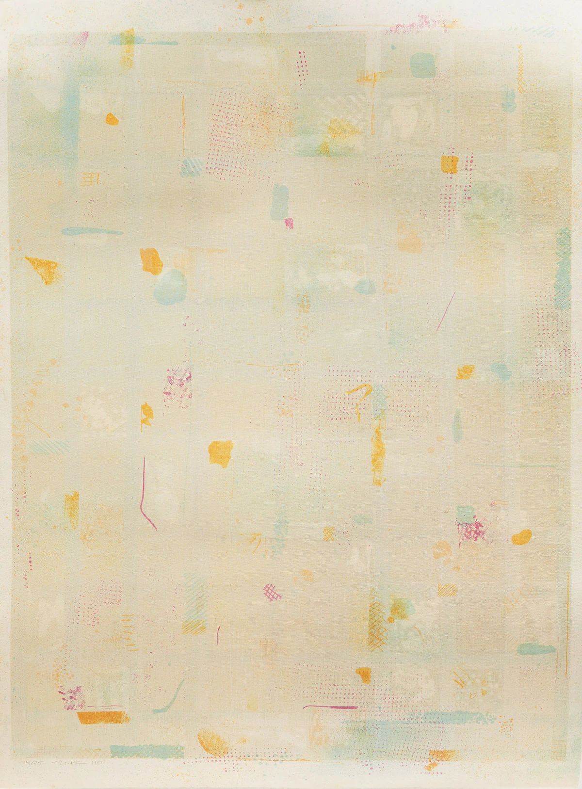 Robert  Natkin, Untitled Abstraction, colour serigraph