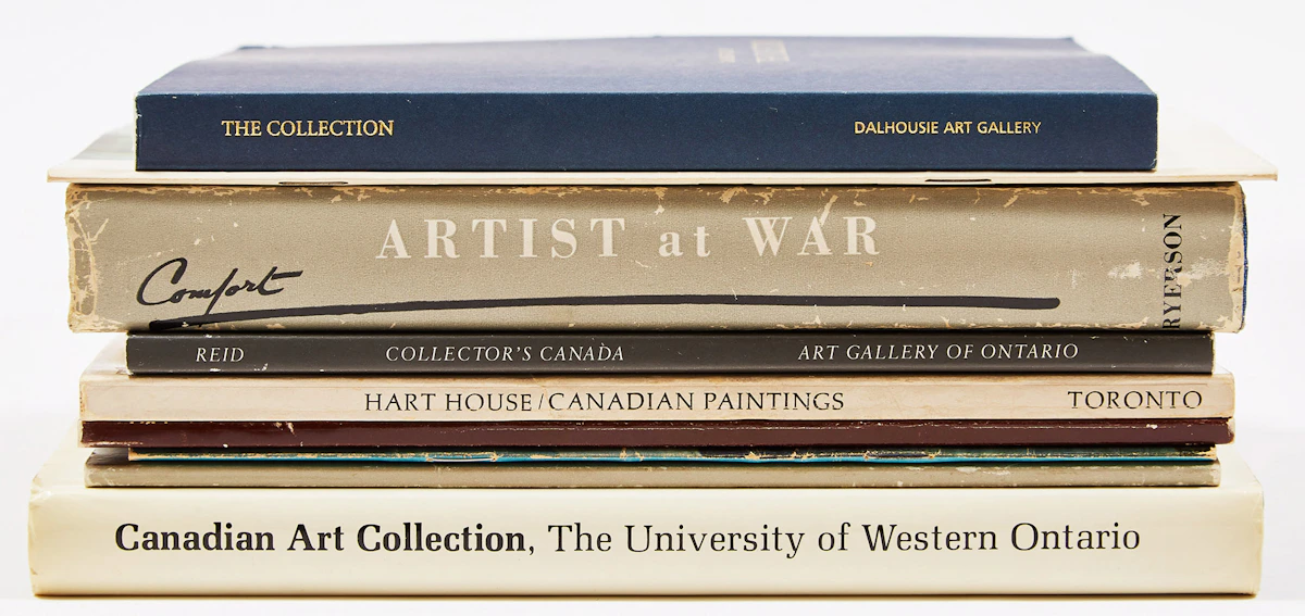 Books and Reference, Sixteen Publications on Canadian Art and the Canadian Art Collections of Public Institutions and Private Collectors, 16 books