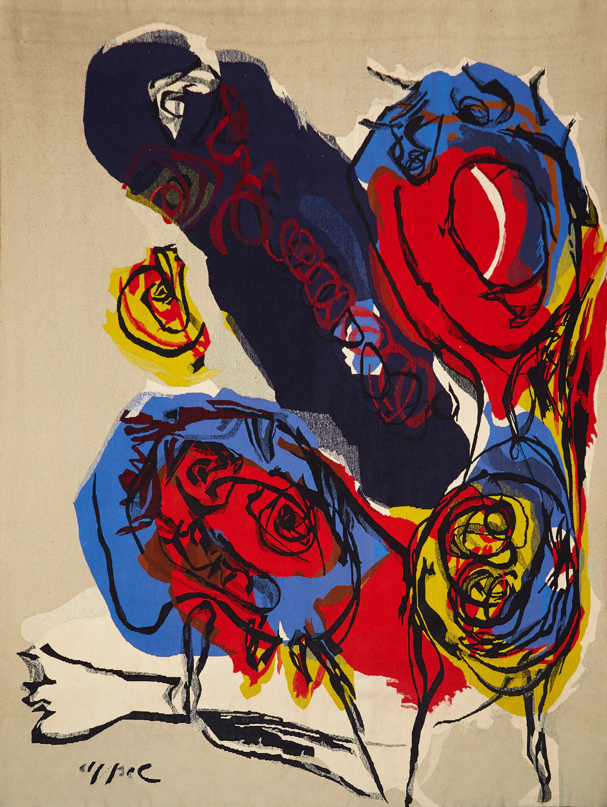Karel Appel, The Nazareth Tapestry, tapestry