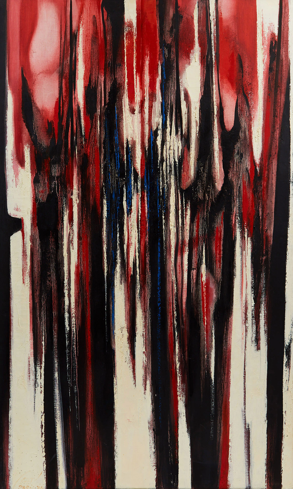 Georges  Csató, Untitled (No. 5), oil on canvas, 1971