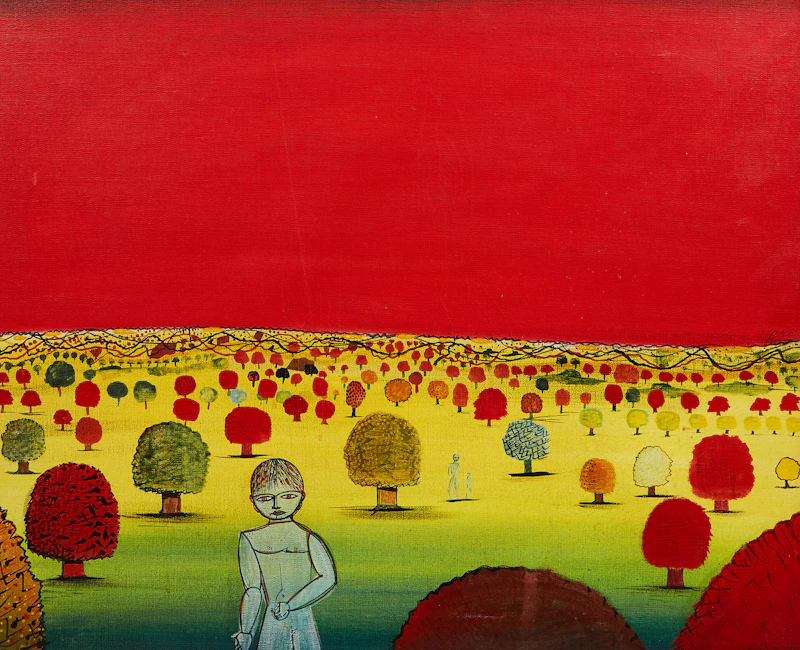 Dernier paysage peint à Houston by René Brô
