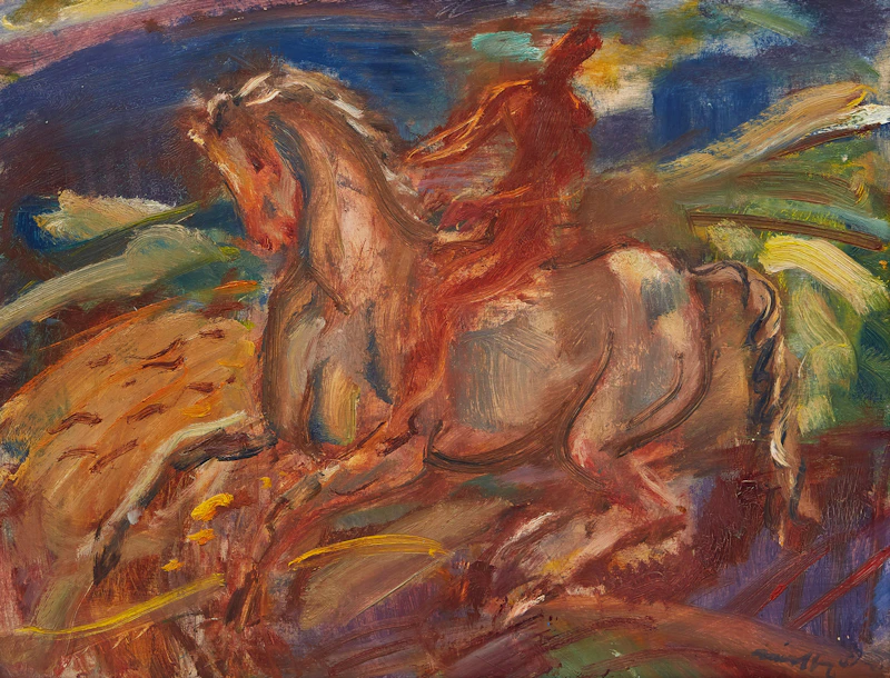 Horse and Rider by Ödön Márffy