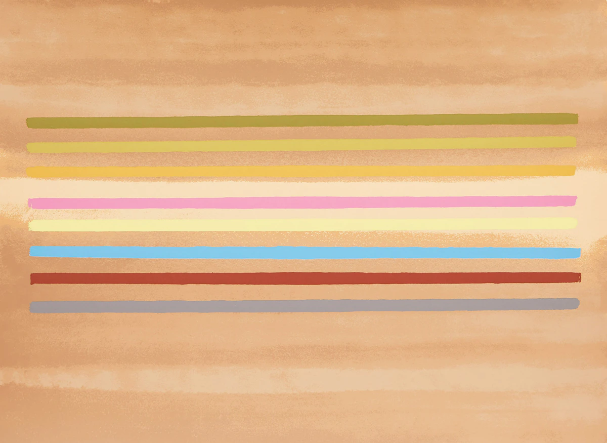 William Perehudoff, La Plonge #11, colour lithograph