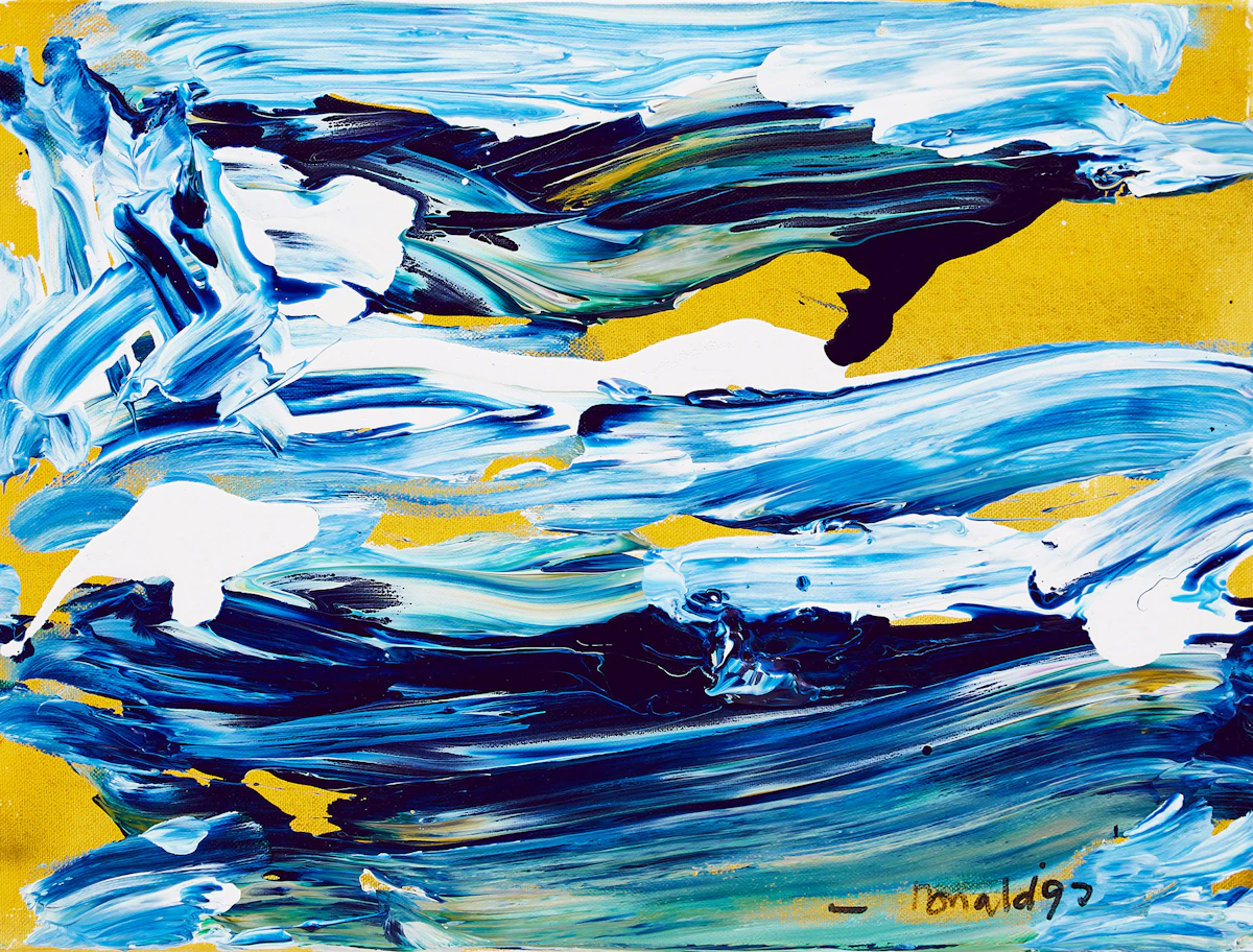 William Ronald, Esther Williams , acrylic on canvas, 1997