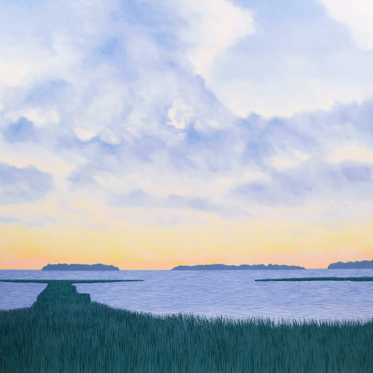 Philip Sybal, Lake Huron Marsh, oil on canvas, 2007