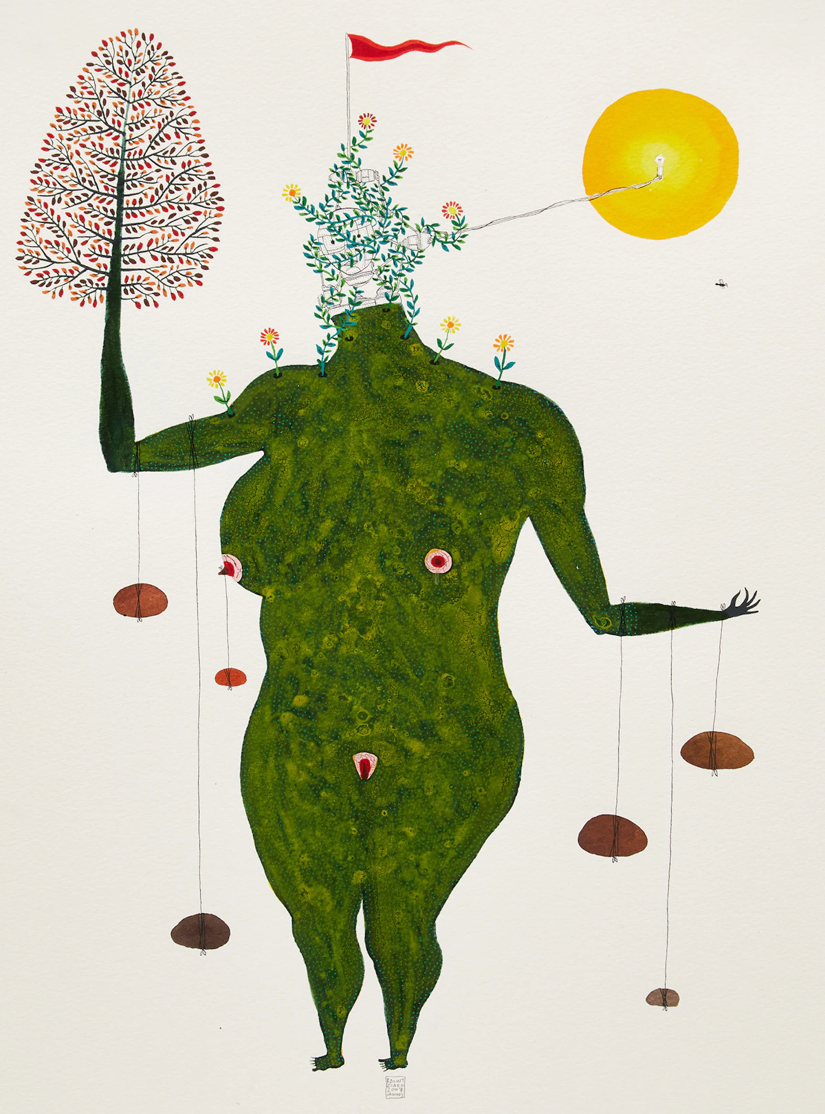 Balint Zsako, Love Stories , watercolour and ink on paper, 2007