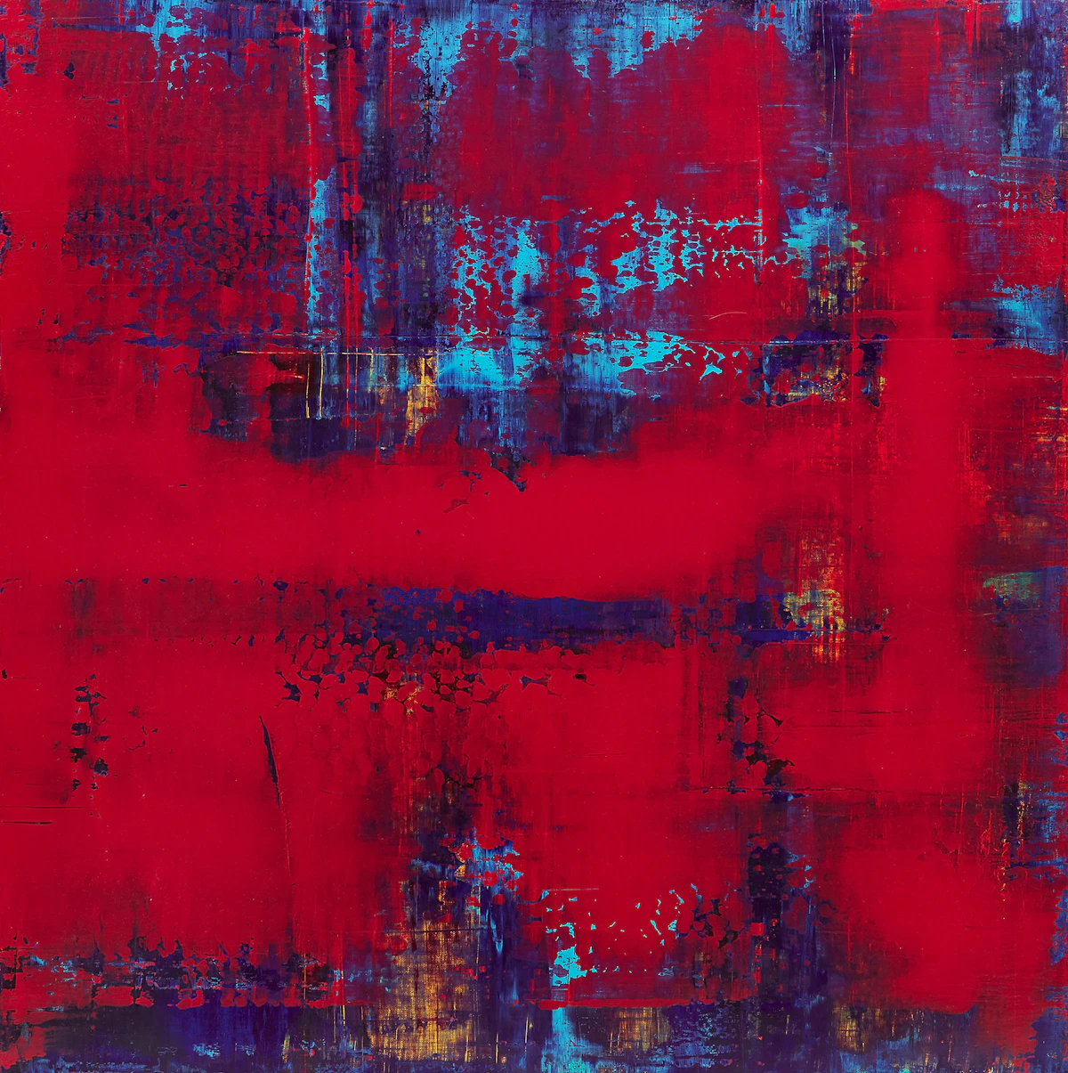 James Lahey, Abstraction No. 8, acrylic on canvas, 2001