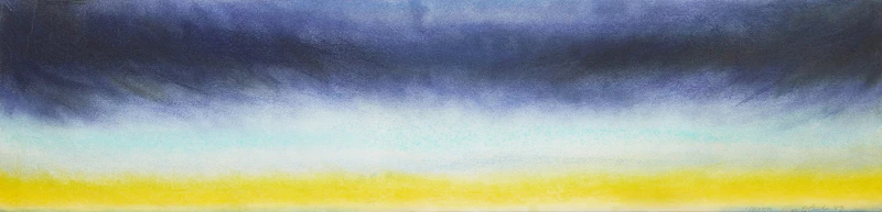 Rita Letendre, Dawn, pastel on paper