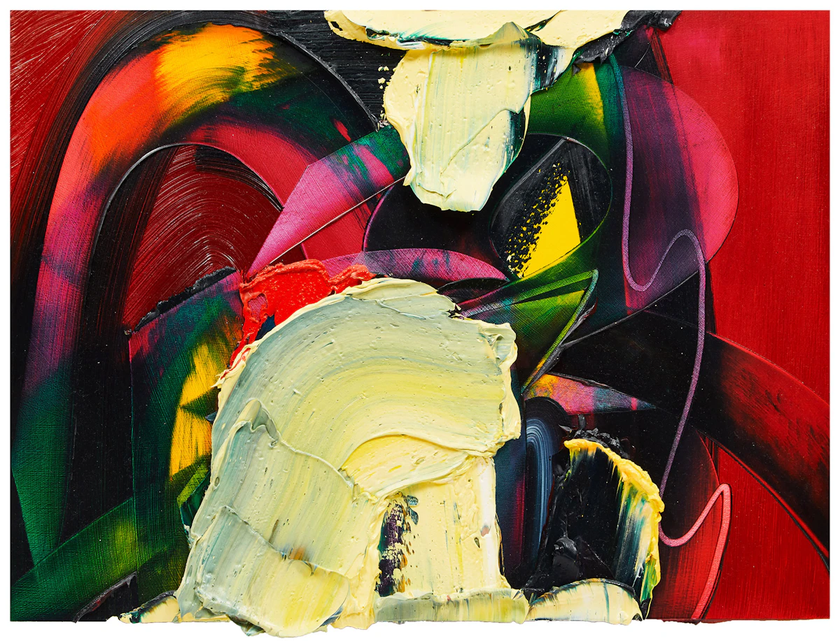 Erin Loree, Avo Mango, oil on board