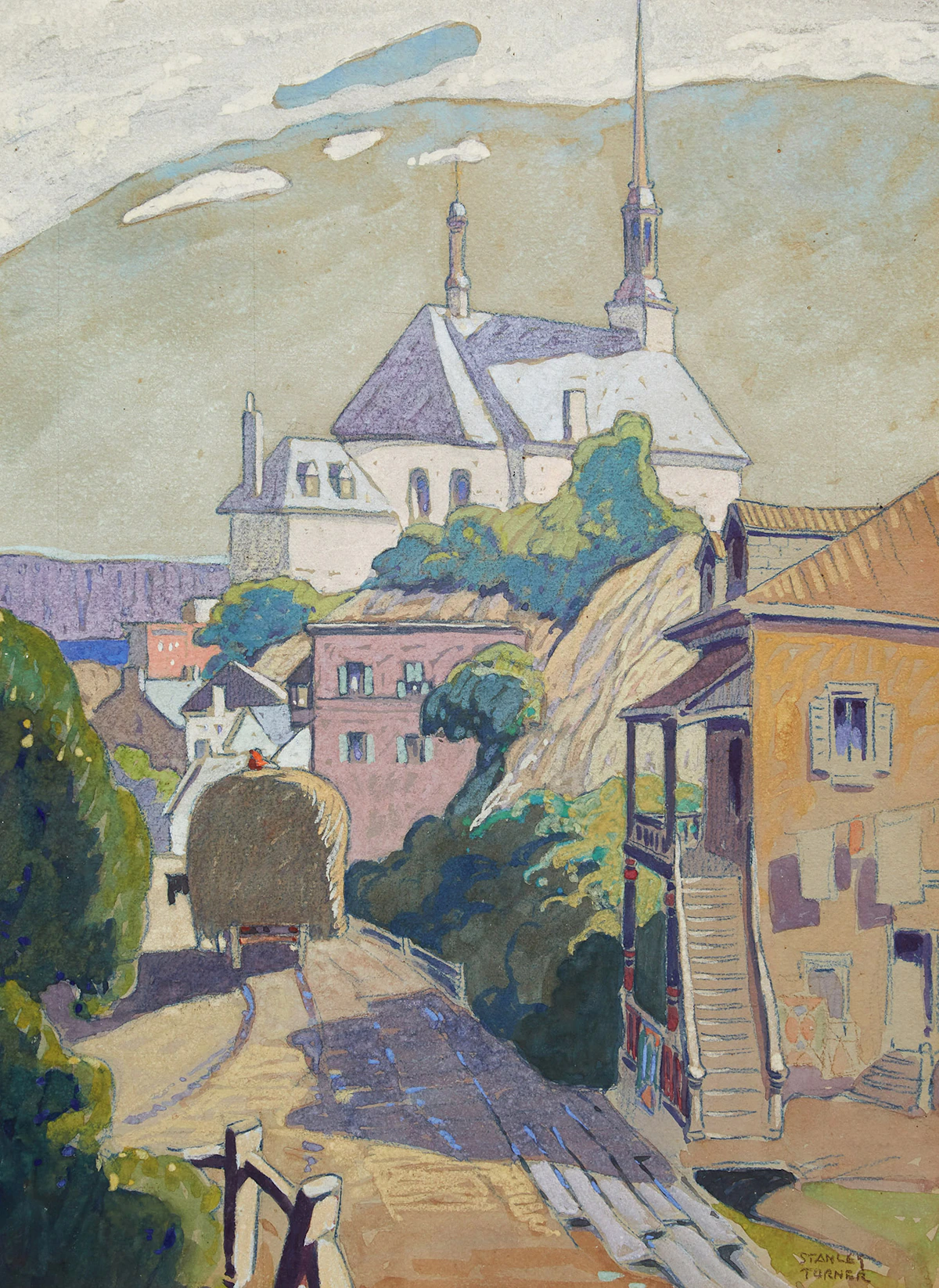 Stanley Francis Turner, Château Richer, Quebec, goauche