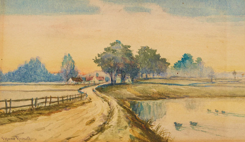 Road into Town by George Horne Russell