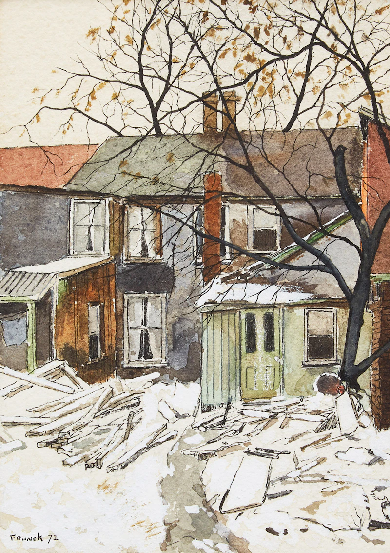 Behind Grange Ave. by Albert Jacques Franck