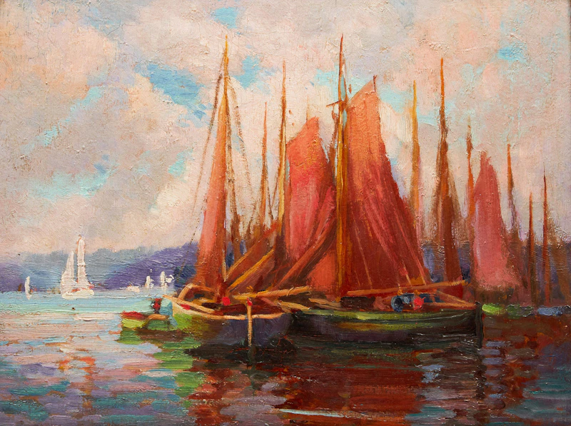 Harbour Scene by Emily Louise Orr Elliott
