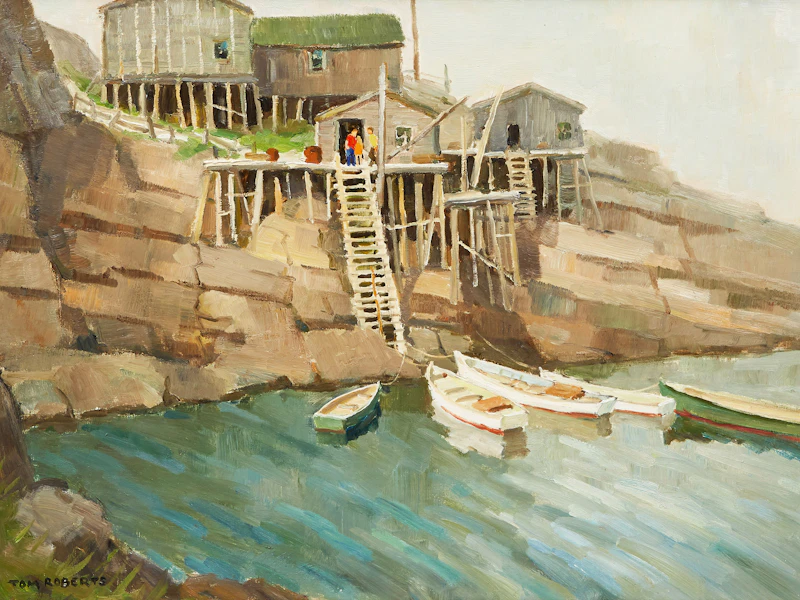 Pouch Cove - Newfoundland by Thomas Keith Roberts