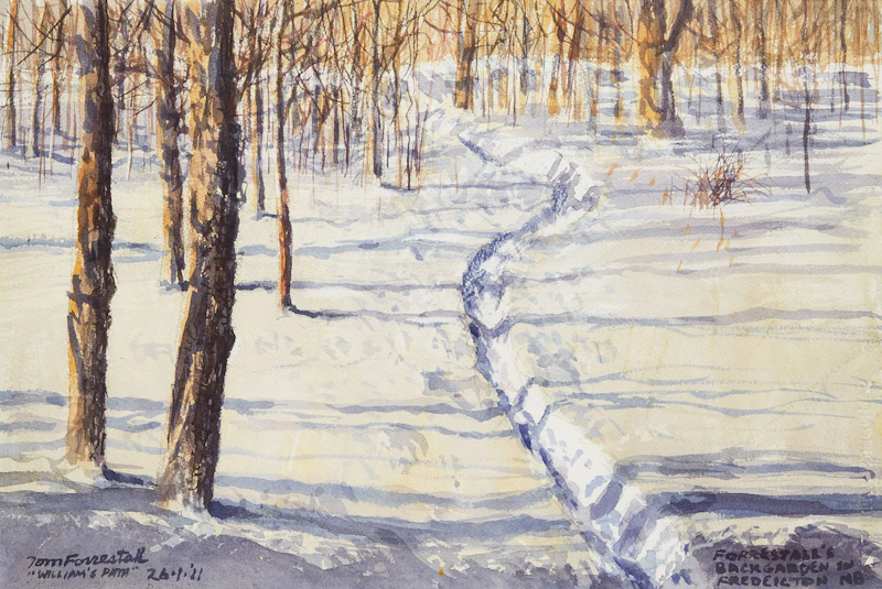 A Back Garden Path by Thomas de Vany Forrestall