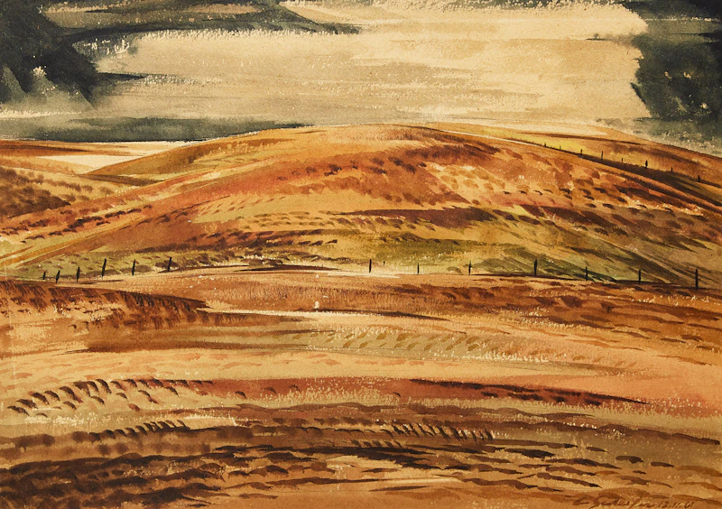 November Landscape at Mannheim by Carl Fellman Schaefer